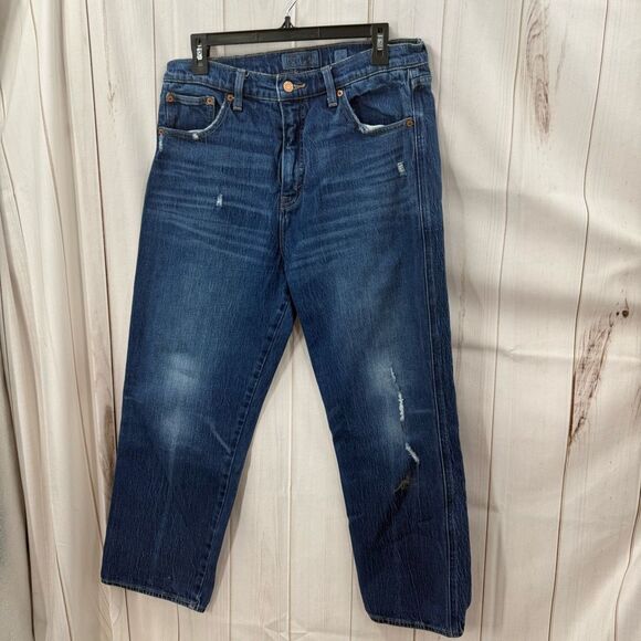 Lucky Brand Denim - Lucky Brand Women’s 14/32 Authentic Straight Crop Jeans Lucky You Y2K 2000s